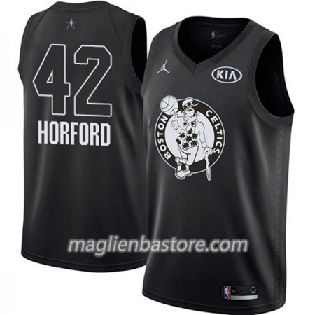 Maglia Boston Celtics Al Horford 42 2018 All-Star Jordan Brand Nero Swingman - Uomo